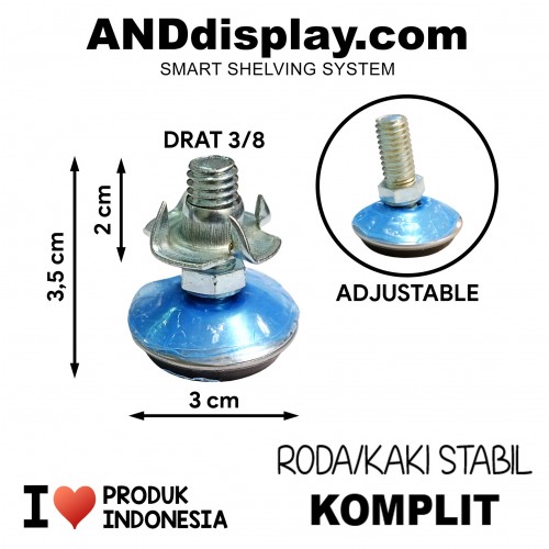 RODA/KAKI STABIL KOMPLIT